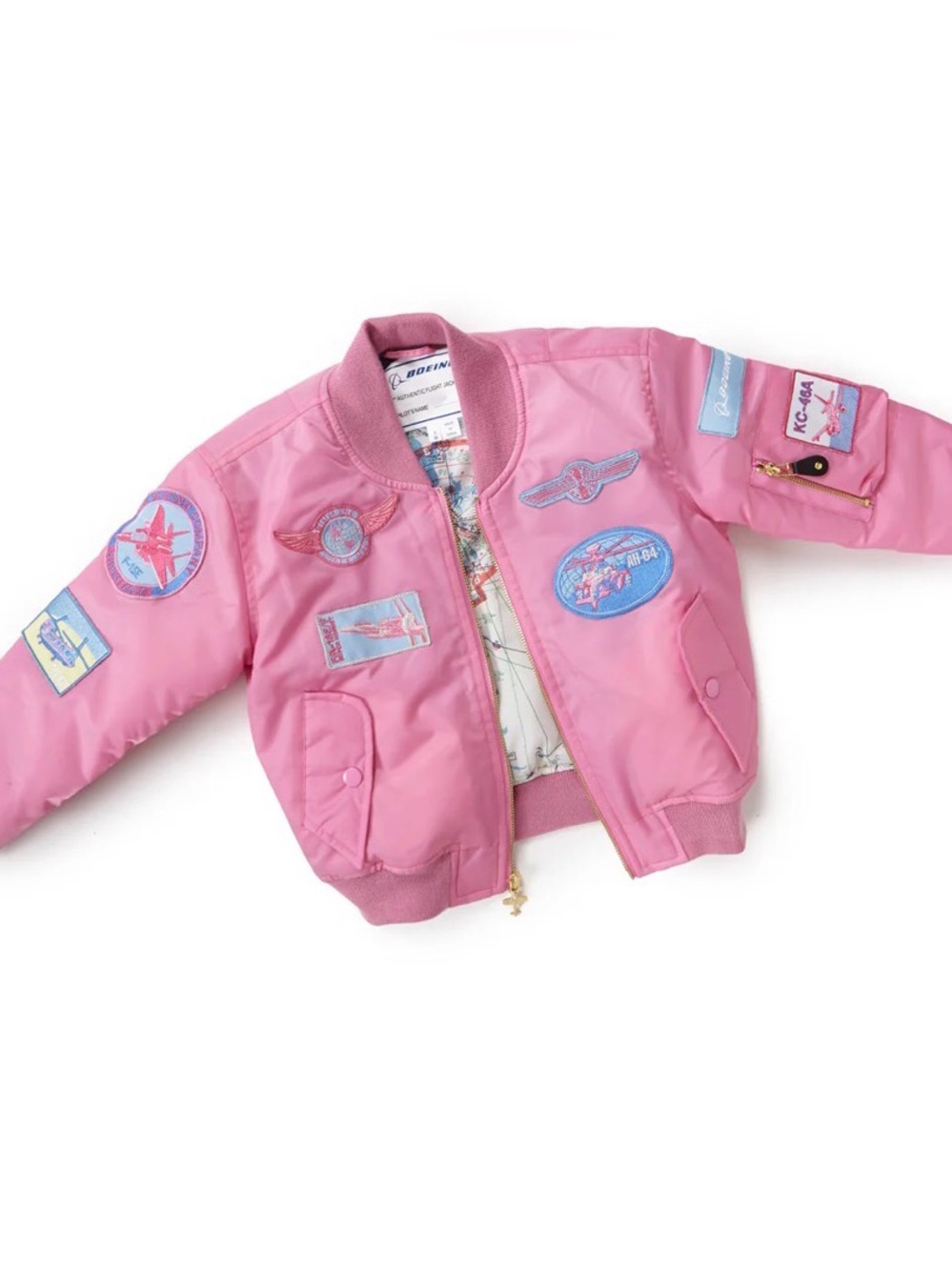 Boeing Kids' Pink Aviator Jacket